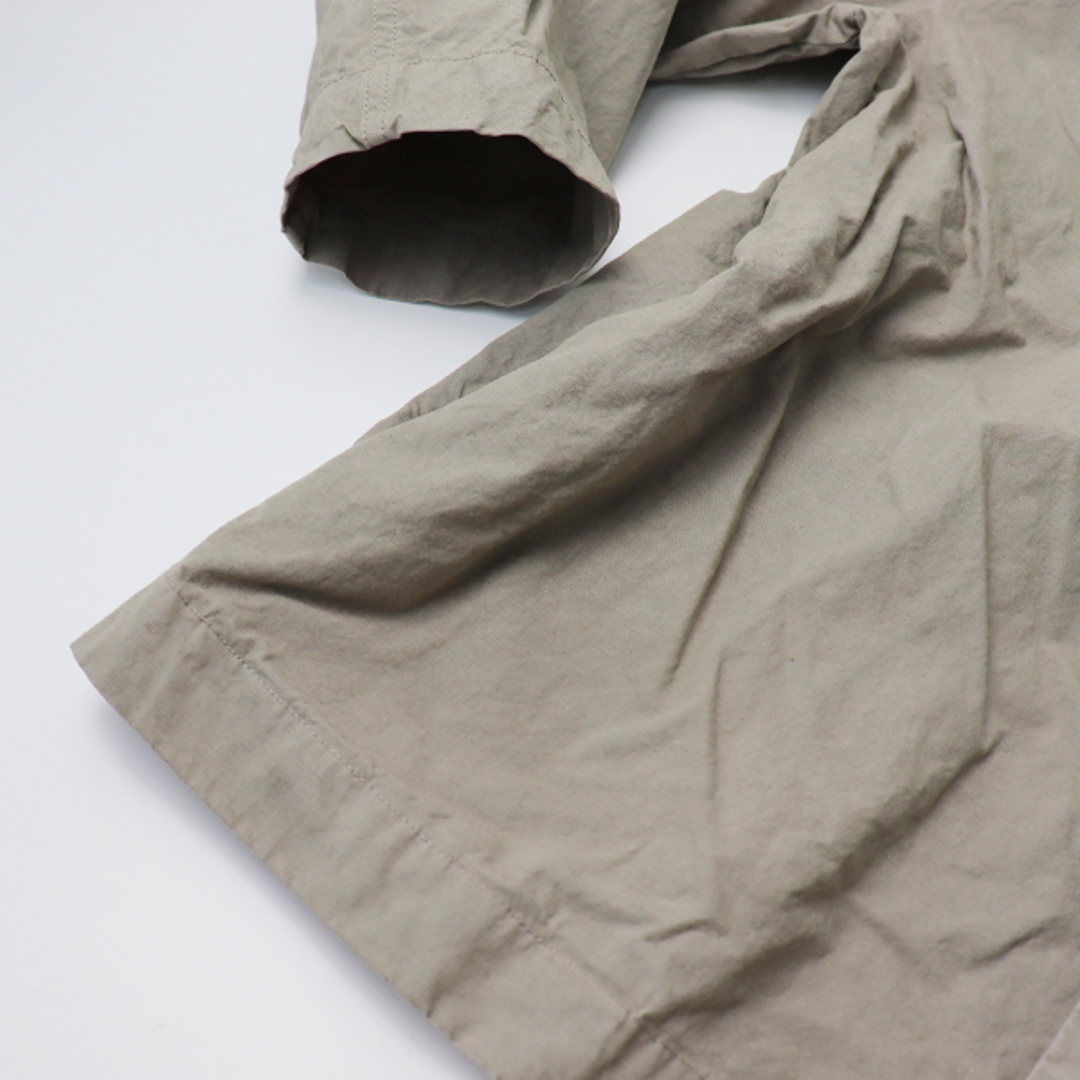 2020SS nest Robe ネストローブ コットンリネン近江晒馬布シャツジャケット F/グレー【2400013432559】