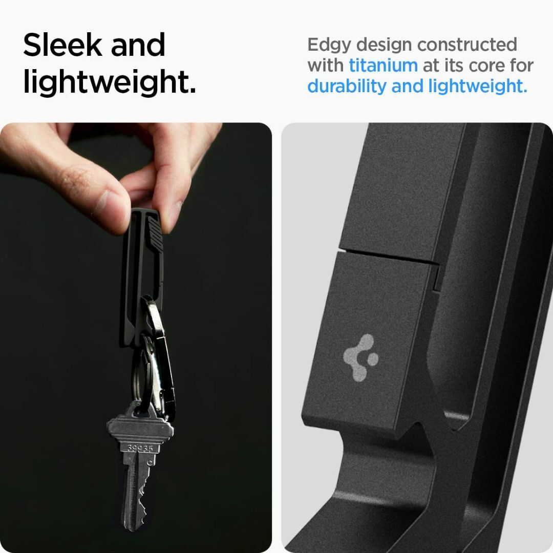 【色: ブラック】[Spigen] Universal Key Holder M 2