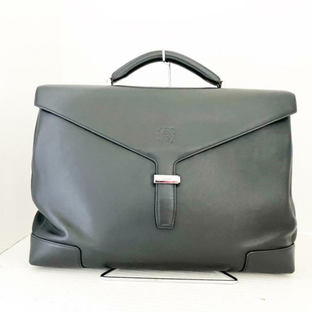 LOEWE ロエベ ブリーフケース ビジネスバッグ レザー 黒カラー黒 LOEWE ロエベ ブリーフケース ビジネスバッグ レザー 黒カラー黒