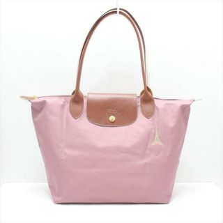 ロンシャン(LONGCHAMP)のロンシャン トートバッグ ピンク×ブラウン(トートバッグ)