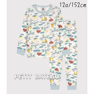 プチバトー(PETIT BATEAU)の新品未使用  プチバトー  長袖  パジャマ  12ans(パジャマ)