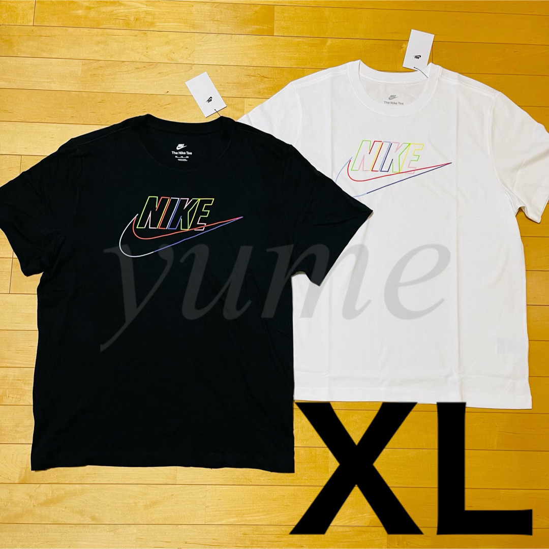 新品 2枚セット XL ナイキ Tシャツ 半袖 ビッグスウッシュ 白 黒 | フリマアプリ ラクマ