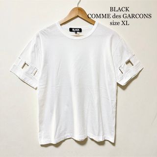 ブラックコムデギャルソン(BLACK COMME des GARCONS)のBLACK COMME des GARCONS 袖 デザインTシャツ(Tシャツ/カットソー(半袖/袖なし))