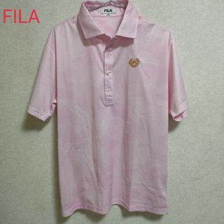 フィラ(FILA)の【美品】FILA　フィラ　ポロシャツ　ゴルフウェア　スポーツ　カモフラ(ポロシャツ)