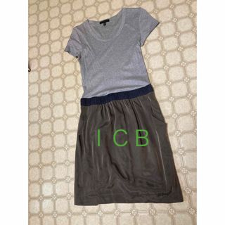 アイシービー(ICB)の美品　ＩＣＢワンピース(ひざ丈ワンピース)