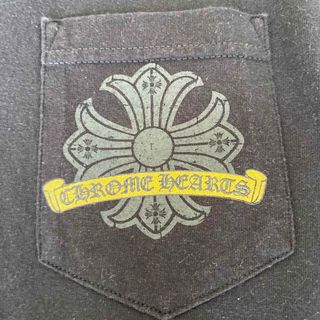 クロムハーツ(Chrome Hearts)のクロムハーツ　ワンポケットTシャツ　ブラック　S ホースシュー　アメリカ製(Tシャツ/カットソー(半袖/袖なし))