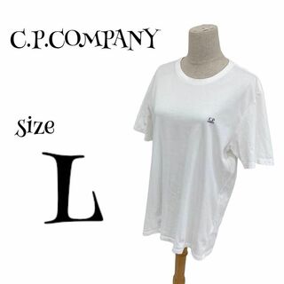 シーピーカンパニー(C.P. Company)のC.P.COMPANY シーピーカンパニー ☆ Tシャツ 白T Lサイズ(Tシャツ/カットソー(半袖/袖なし))