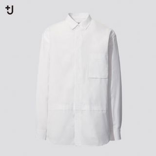 ユニクロ(UNIQLO)のUNIQLO +J スーピマコットンオーバーサイズシャツ L(シャツ)