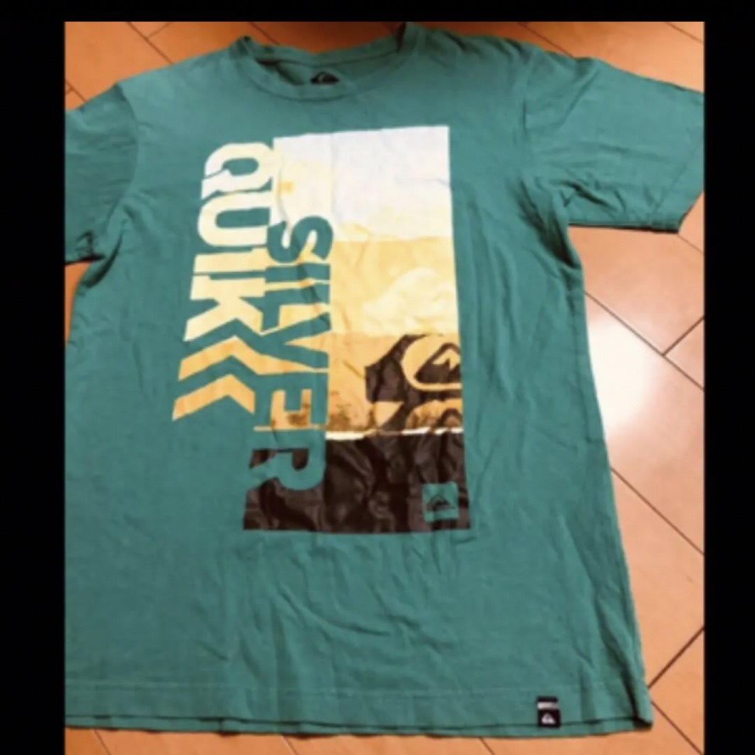 QUIKSILVER(クイックシルバー)のクイックシルバーグリーンコットンT メンズのトップス(Tシャツ/カットソー(半袖/袖なし))の商品写真