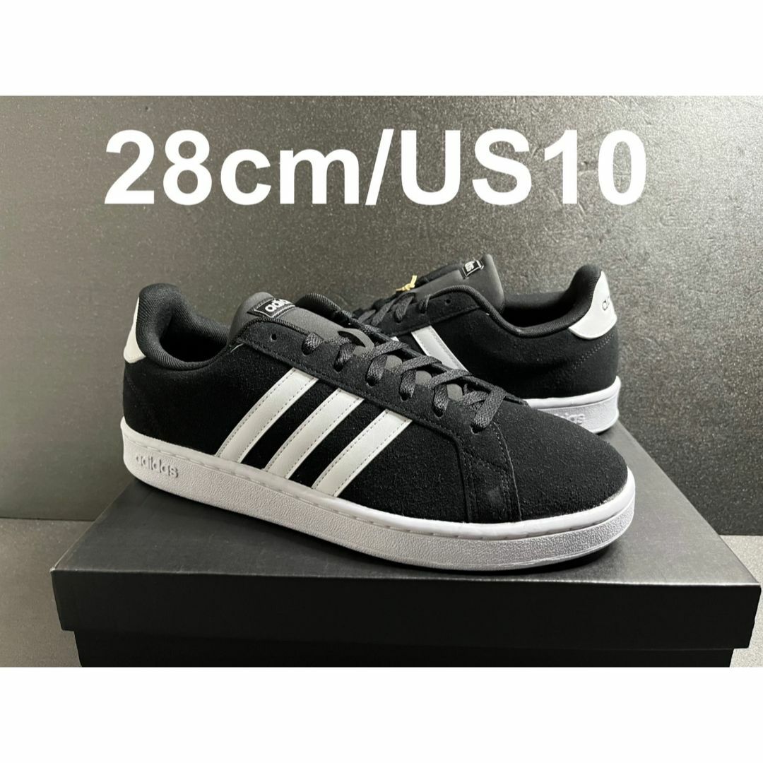 新品28cm adidas Grand Court グランドコート ブラック