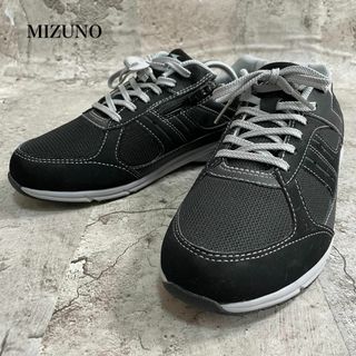 ミズノ(MIZUNO)のミズノ MIZUNO【26】レースアップスニーカー メッシュ サイドジップ(スニーカー)