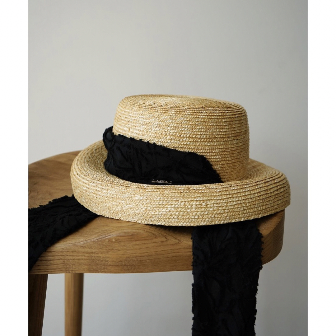 【CA4LA × Acka】scarf straw hat ☆新品未使用タグ付き
