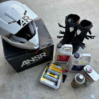 ANSR ヘルメット モトクロスブーツ ジュニア用 フィルターオイル