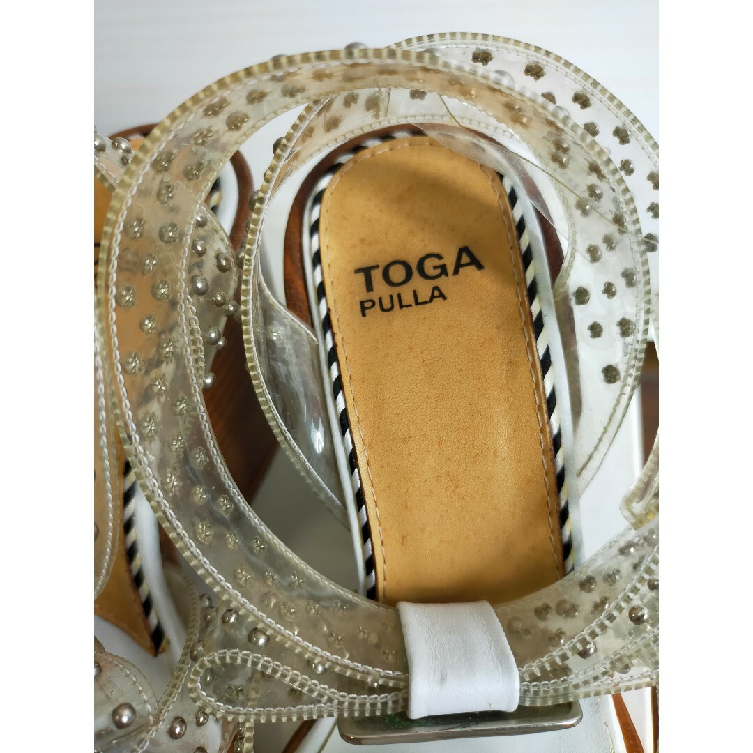 TOGA - トーガプルラ クリア スタッズ サンダルの通販 by siroUSAGI's ...