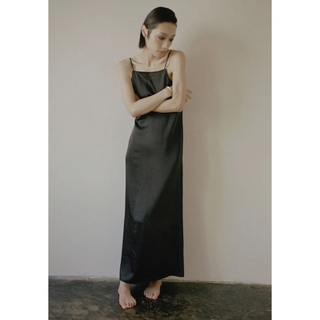 トゥデイフル(TODAYFUL)の美品 tanz Satin strap dress(ロングワンピース/マキシワンピース)