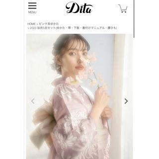 DITA - 【胡桃色の乱菊ながれ】の通販 by なつみ's shop｜ディータなら