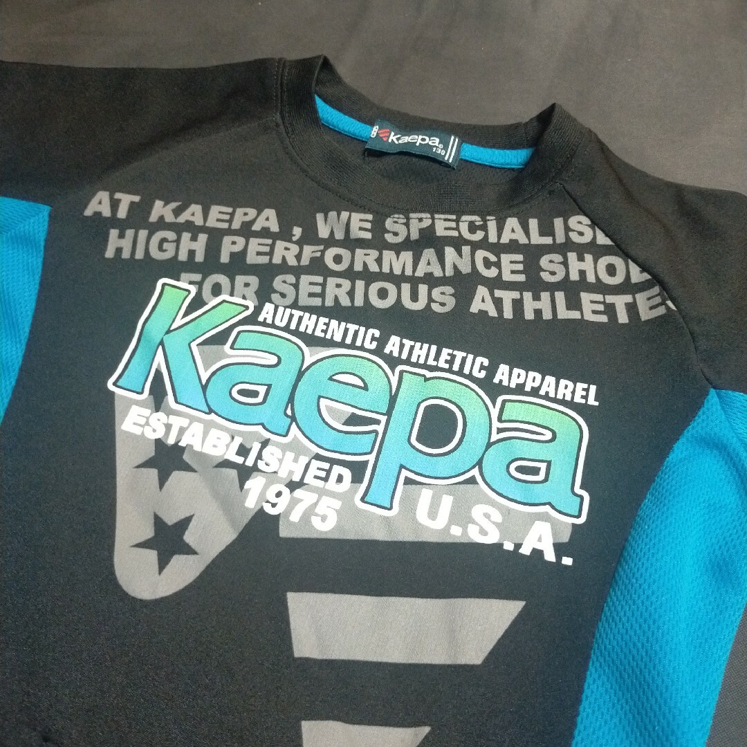 Kaepa(ケイパ)のサッカーウェア　130サイズ　Kaepa　Tシャツ スポーツ/アウトドアのサッカー/フットサル(ウェア)の商品写真