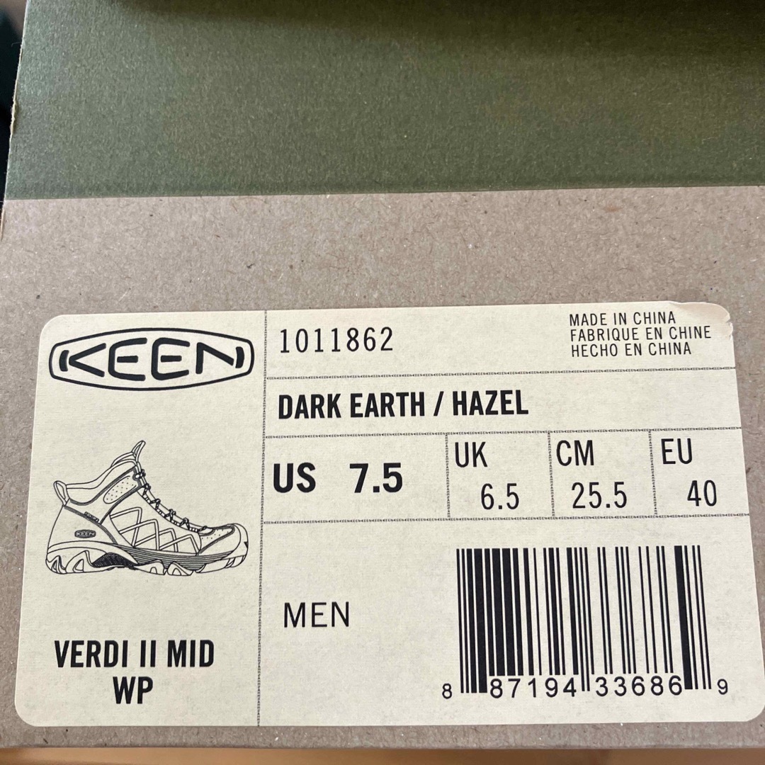 KEEN(キーン) VERDI II MID WP メンズ　25.5cm