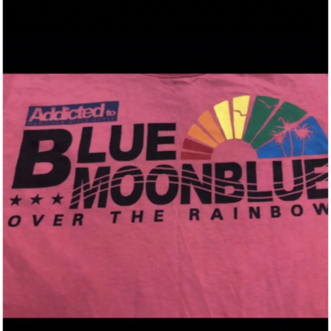 BLUE MOON BLUE(ブルームーンブルー)のブルームーンブルーオーバザレインボサーフT レディースのトップス(Tシャツ(半袖/袖なし))の商品写真