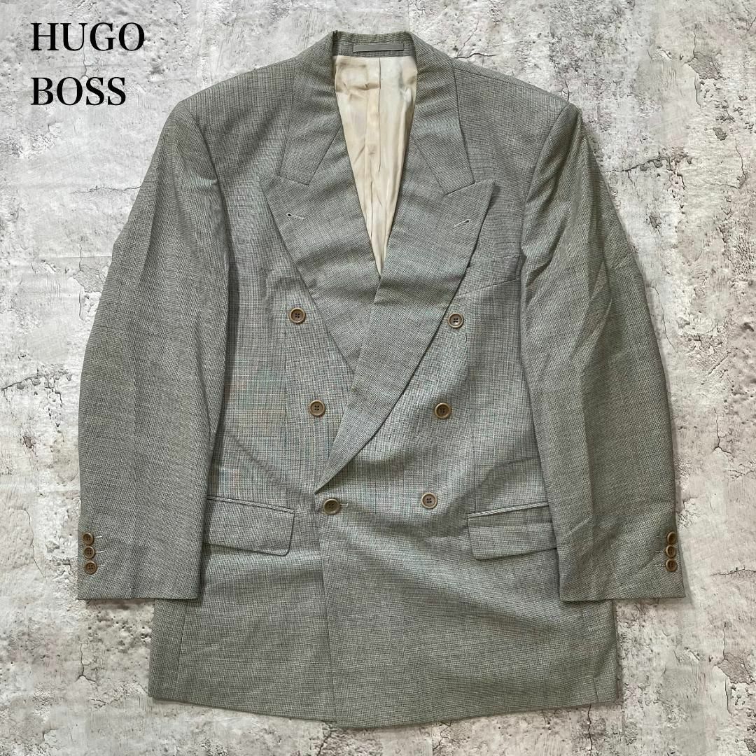 HUGO BOSS - ヒューゴボス【L】スーツジャケット 上質素材 ウール100