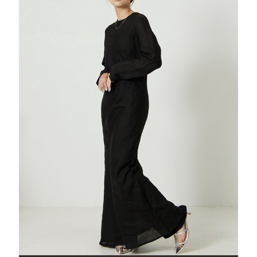 BASERANGE 2023aw DYDINE LONGSLEEVE DRESS