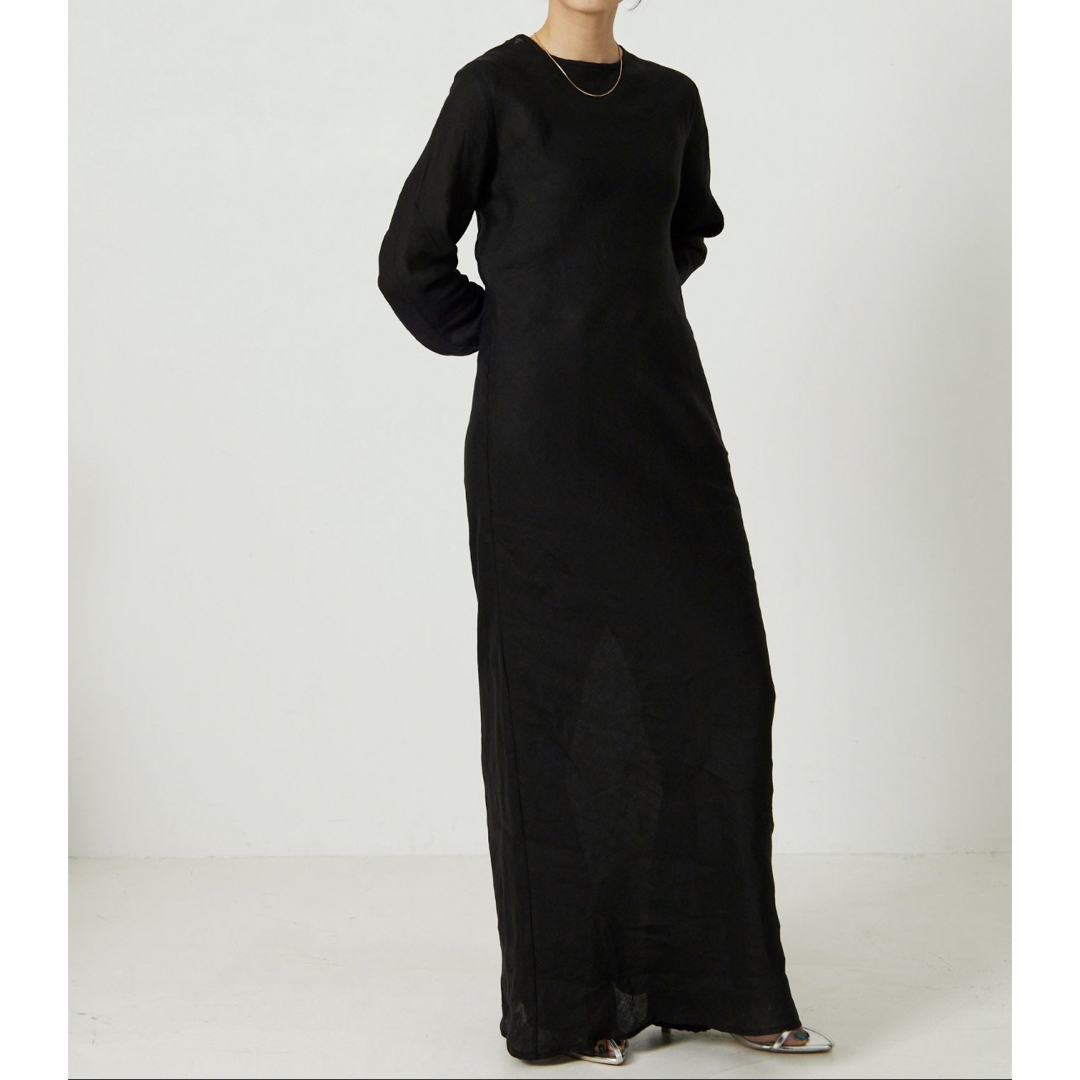 BASERANGE 2023aw DYDINE LONGSLEEVE DRESS