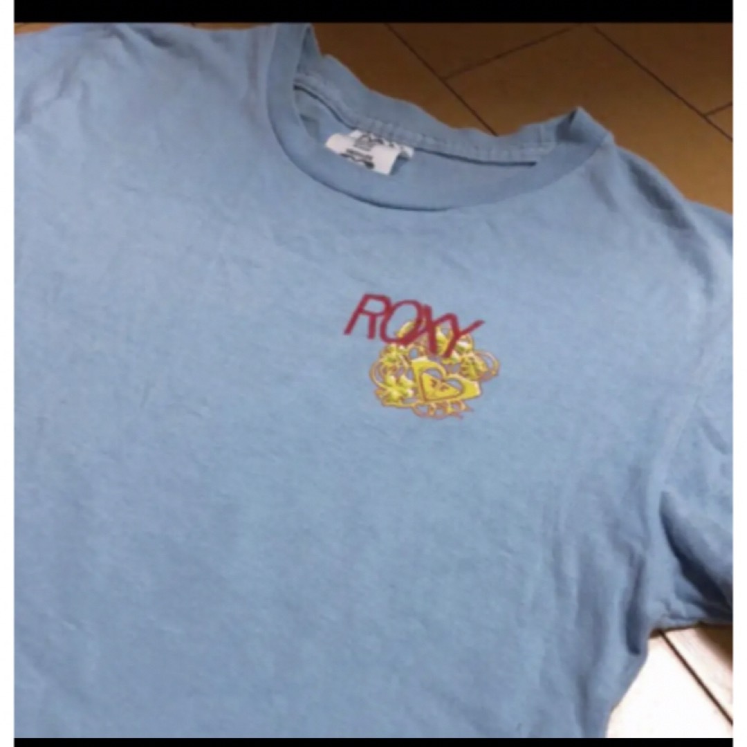 Roxy(ロキシー)のRoxyライトブルーコットンサーフT レディースのトップス(Tシャツ(半袖/袖なし))の商品写真