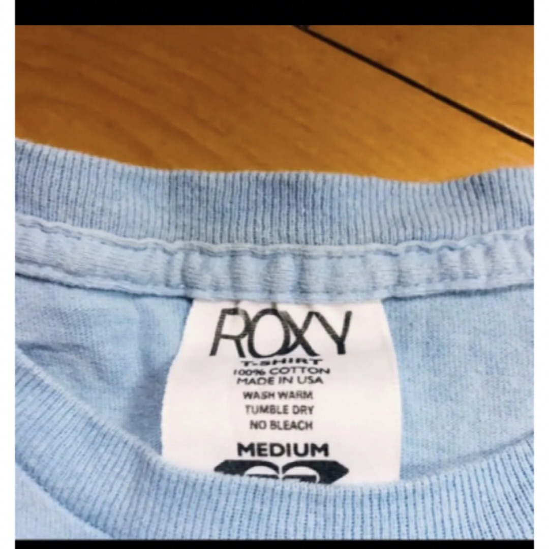 Roxy(ロキシー)のRoxyライトブルーコットンサーフT レディースのトップス(Tシャツ(半袖/袖なし))の商品写真