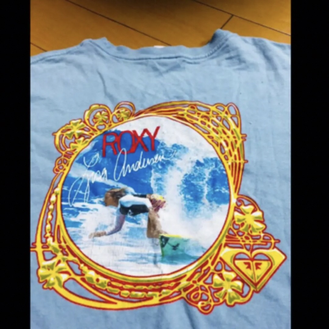 Roxy(ロキシー)のRoxyライトブルーコットンサーフT レディースのトップス(Tシャツ(半袖/袖なし))の商品写真