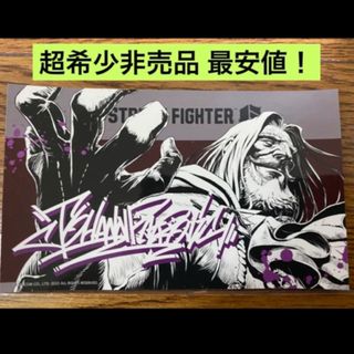 カプコン(CAPCOM)の超希少限定品 テヅカプ ストリートファイター 6 JP ステッカー シール(ゲームキャラクター)