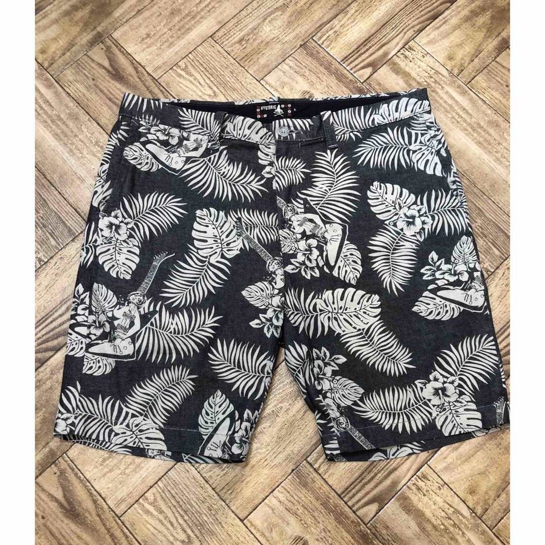 HYSTERIC GLAMOUR HYSTERIC GLAMOUR ギターガール ショートパンツ L sizeの通販 by ヒゲおとこ ヒステリックグラマー 水陸両用 総柄ロゴ ショートパンツ 30