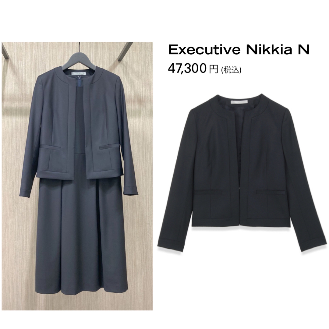 セオリーリュクスノーカラージャケットExecutive Nikkia N