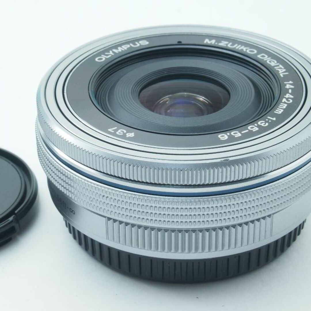 ❤️OLYMPUS パンケーキズームレンズ❤️14-42mm EZ❤️L3523 通販激安