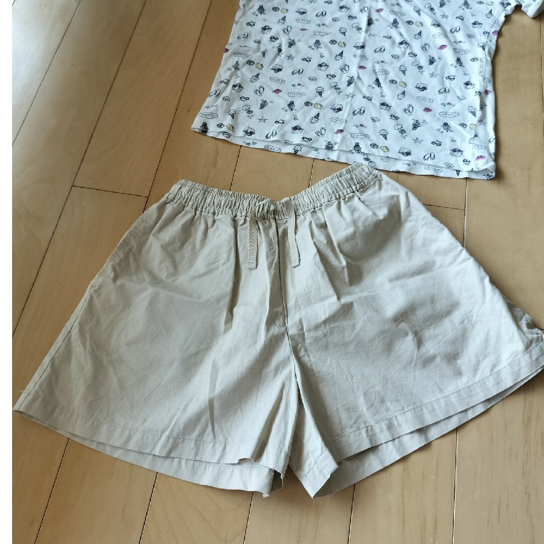 UNIQLO(ユニクロ)のKIDSショートパンツ　135〜145 キッズ/ベビー/マタニティのキッズ服女の子用(90cm~)(パンツ/スパッツ)の商品写真