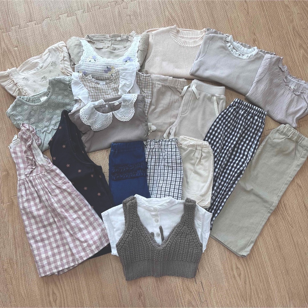 【週末限定SALE】子供服まとめ売り女の子服 バースデイ h&m80 90 95 | フリマアプリ ラクマ