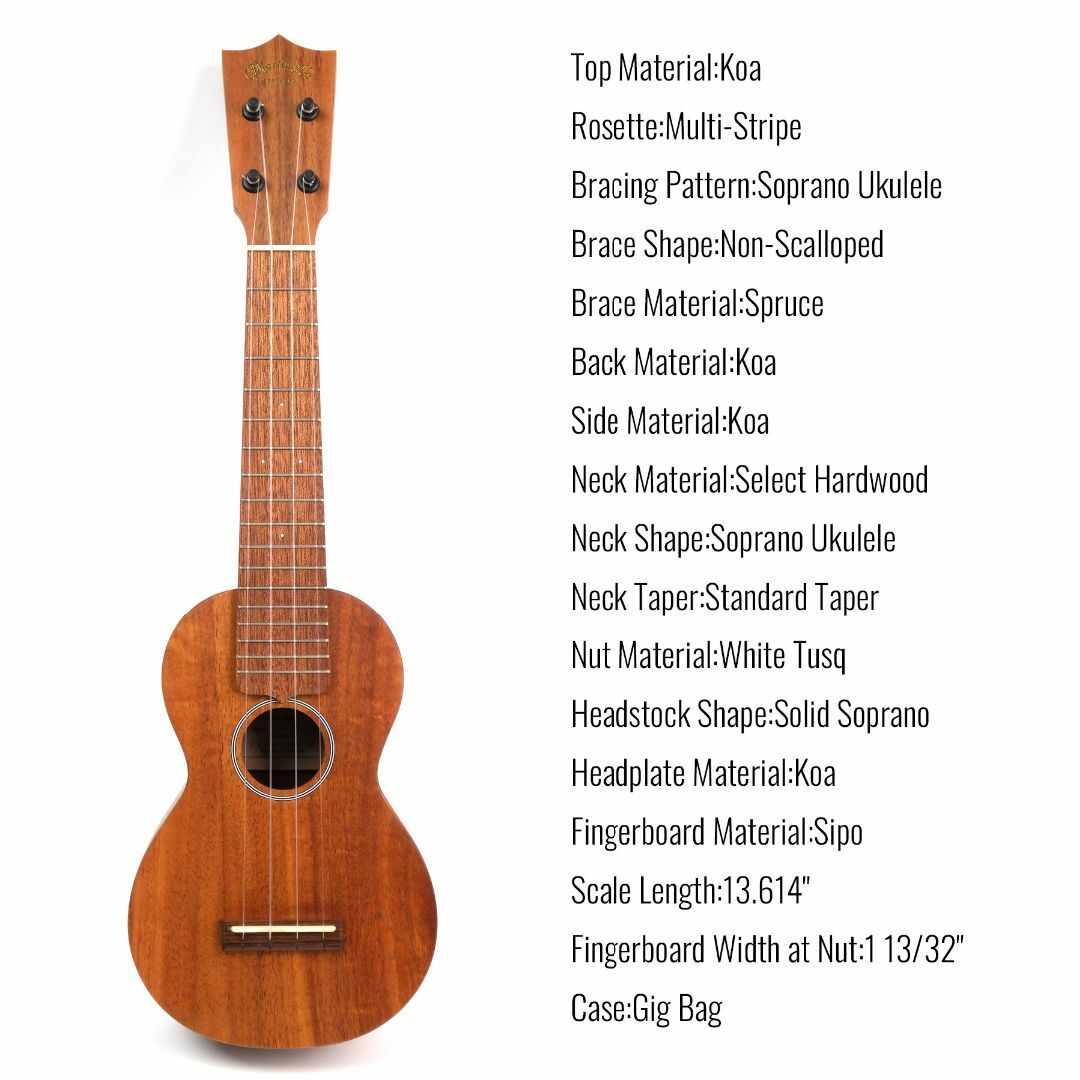 Martin   Martin S1K Uke ハワイアンコア単板 ソプラノウクレレ 限定