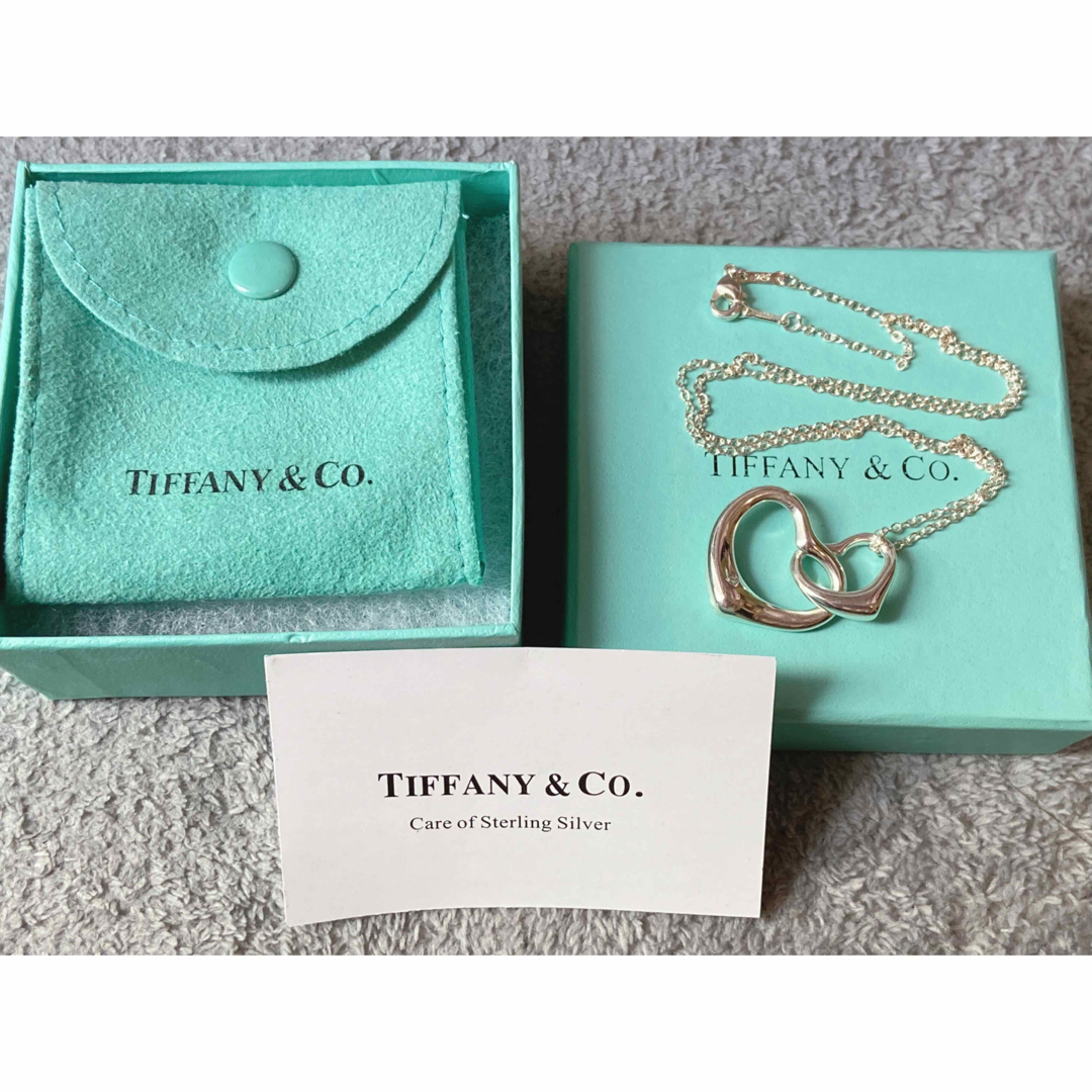 ティファニー　TIFFANY　ダブルオープンハート　ネックレス