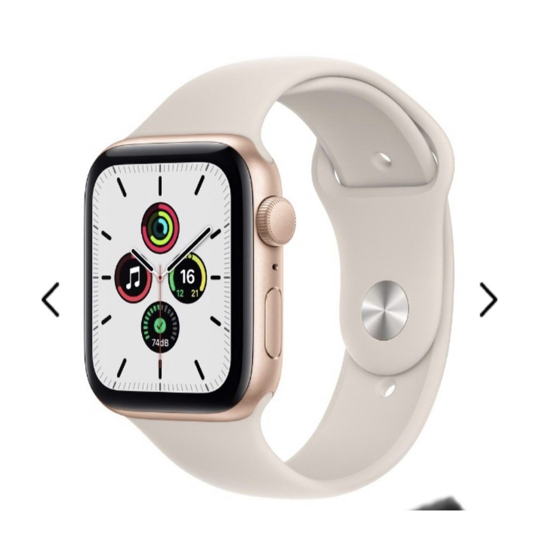 Apple Watch(アップルウォッチ)のアップルウォッチ se セルラー ピンクゴールド 40cm スマホ/家電/カメラのスマートフォン/携帯電話(その他)の商品写真