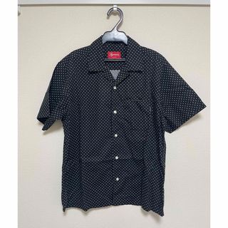 シュプリーム(Supreme)のsupreme polka dot shirt 黒 美品 オープンカラーシャツ(シャツ)