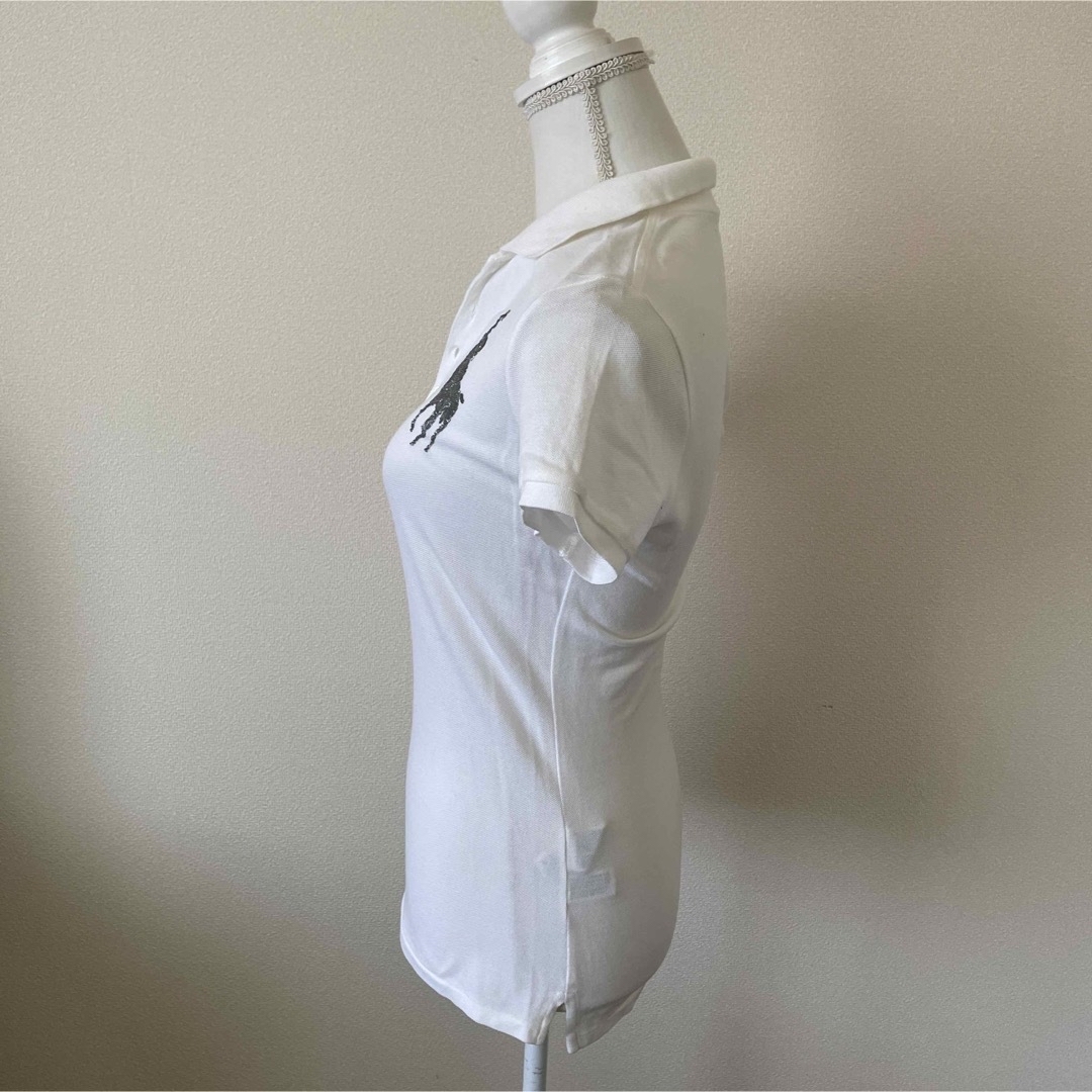 Ralph Lauren(ラルフローレン)のラルフローレン  ビッグポニー　ラインストーン　ポロシャツ レディースのトップス(ポロシャツ)の商品写真
