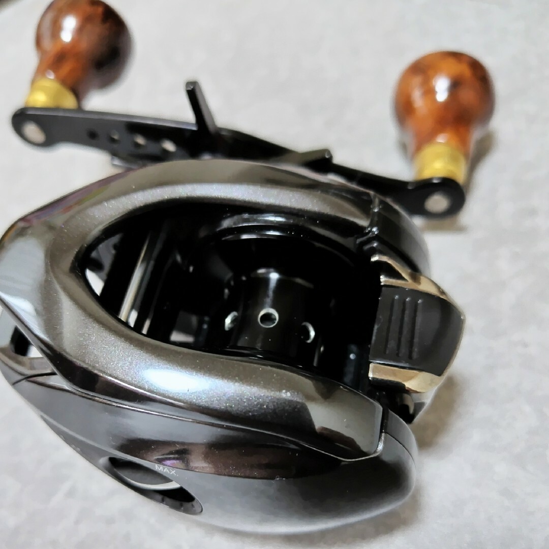 SHIMANO アンタレスDCMDXG 夢屋ハンドル 花梨ノブカスタム