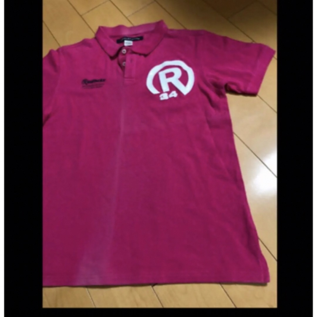 RealBvoice(リアルビーボイス)のRealBvoiceピンクコットンカノコポロ メンズのトップス(ポロシャツ)の商品写真