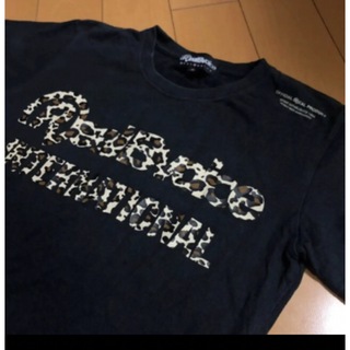 リアルビーボイス(RealBvoice)のRealBvoiceブラック×豹柄ロゴサーフT(Tシャツ(半袖/袖なし))