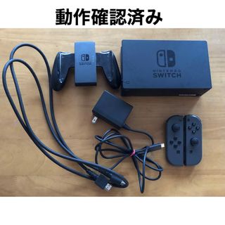 ニンテンドースイッチ(Nintendo Switch)の【動作品】Nintendo Switch 純正 ドック ジョイコン セット(その他)