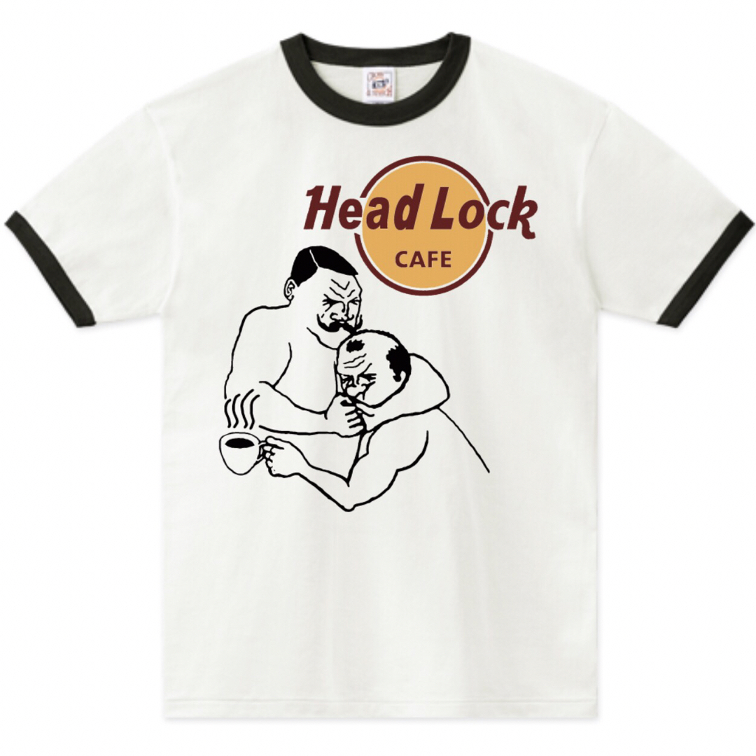 プロレス リンガーTシャツ ハードロックカフェ カールゴッチ ヘッドロック 珈琲 メンズのトップス(Tシャツ/カットソー(半袖/袖なし))の商品写真