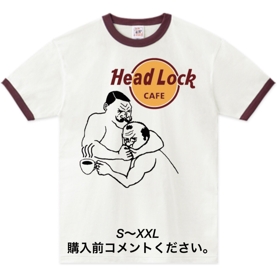 プロレス リンガーTシャツ ハードロックカフェ カールゴッチ ヘッドロック 珈琲