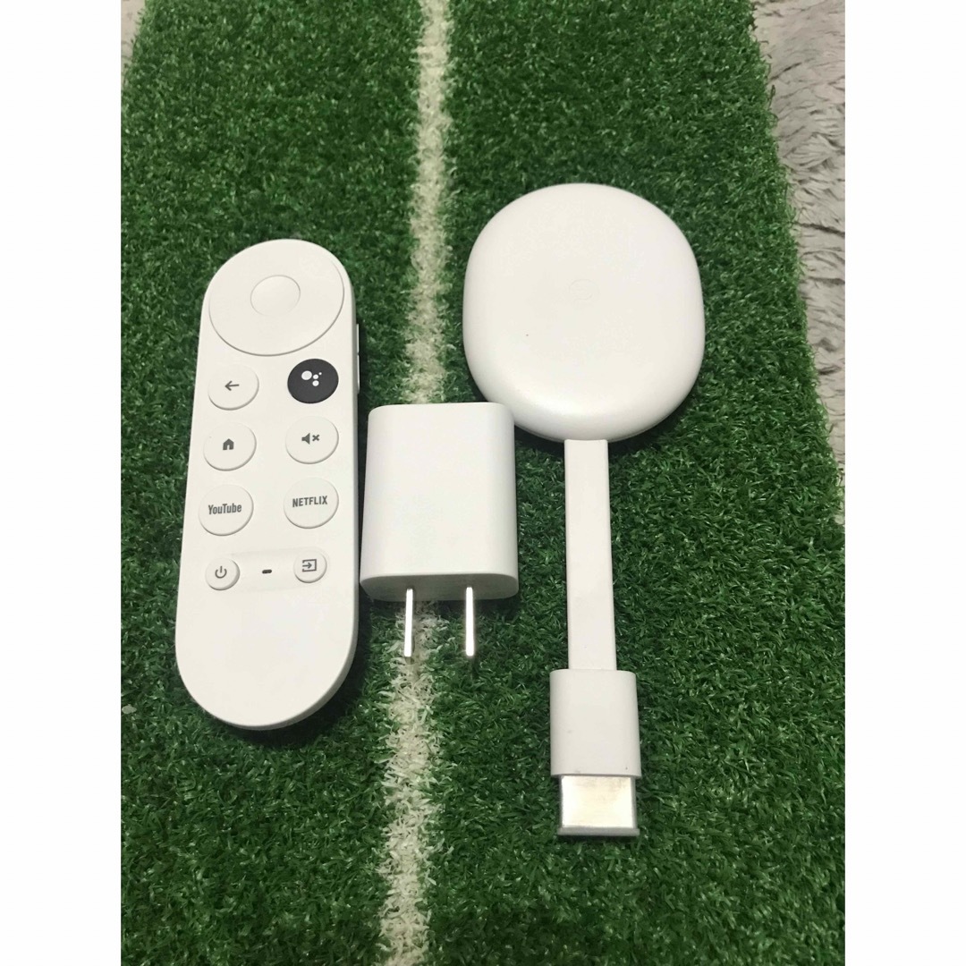 Google(グーグル)のGoogle chromecast with Google TV 4k スマホ/家電/カメラのテレビ/映像機器(その他)の商品写真