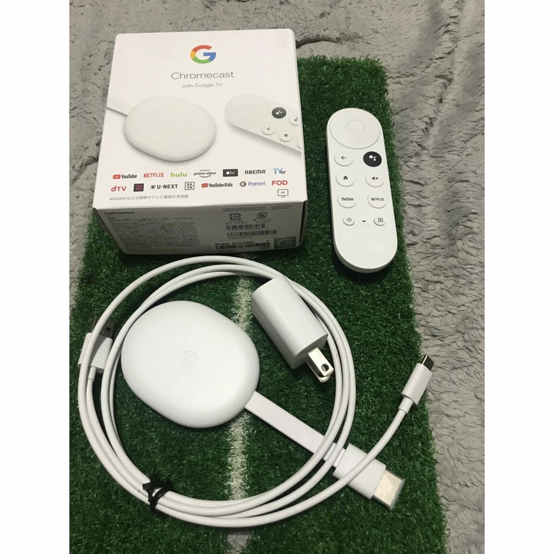 Google(グーグル)のGoogle chromecast with Google TV 4k スマホ/家電/カメラのテレビ/映像機器(その他)の商品写真