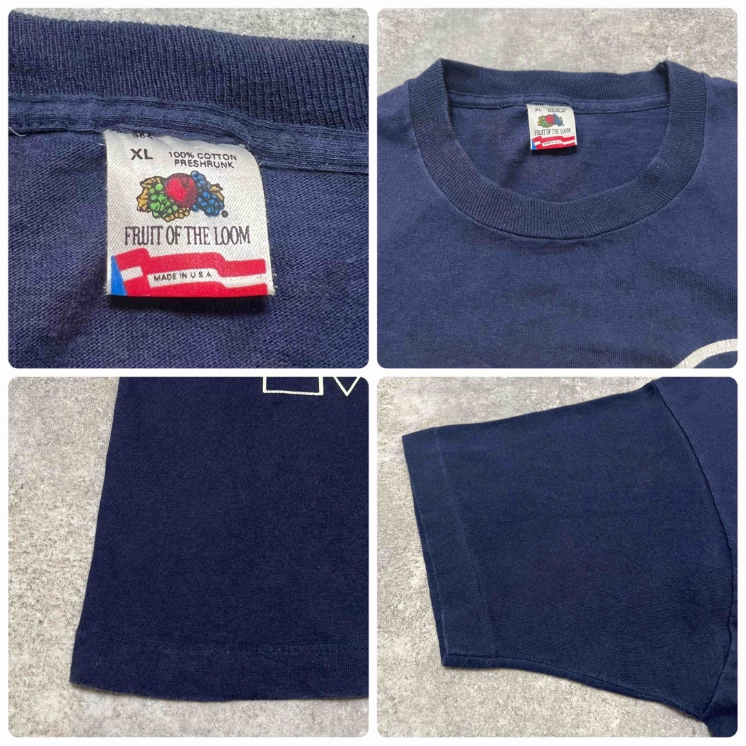 FRUIT OF THE LOOM(フルーツオブザルーム)のフルーツオブザルーム☆USA製ミシガン大学マルチビッグロゴプリントTシャツ90s メンズのトップス(Tシャツ/カットソー(半袖/袖なし))の商品写真