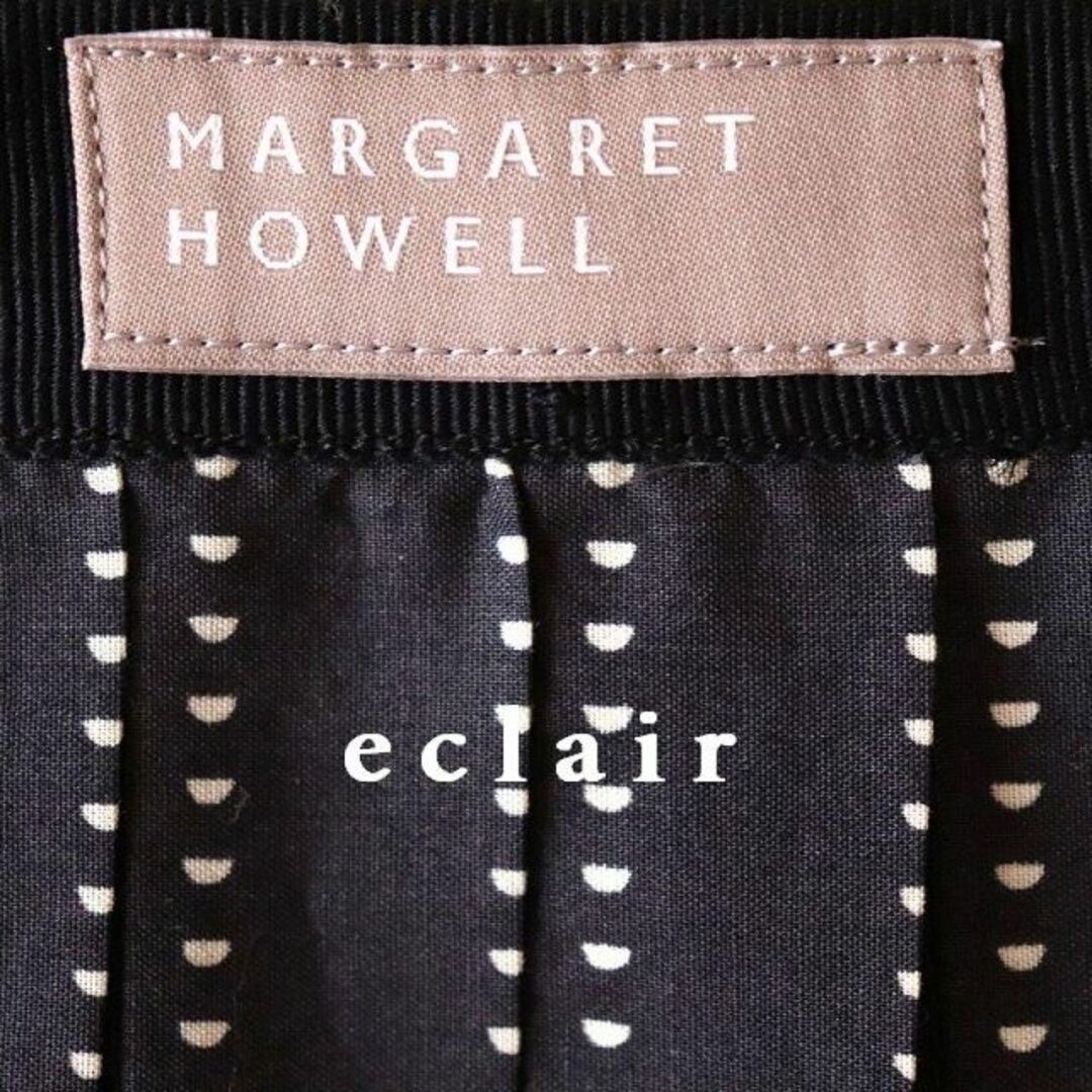 MARGARET HOWELL(マーガレットハウエル)の2018新型 マーガレットハウエル ハーフムーンプリント スカート 42120円 レディースのスカート(ひざ丈スカート)の商品写真